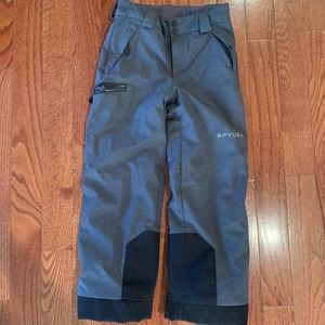 Kids Spyder snow pants